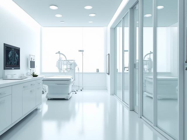 Clean modern medical clinic environment